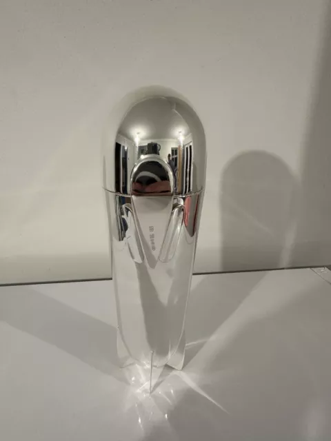 Silver plate Cocktail shaker German Zeppelin form With multiple Accessories