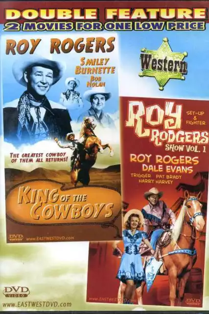 NEW King Of The Cowboys + Roy Rodgers Show Volume 1 DVD MOVIE SET ROY ROGERS