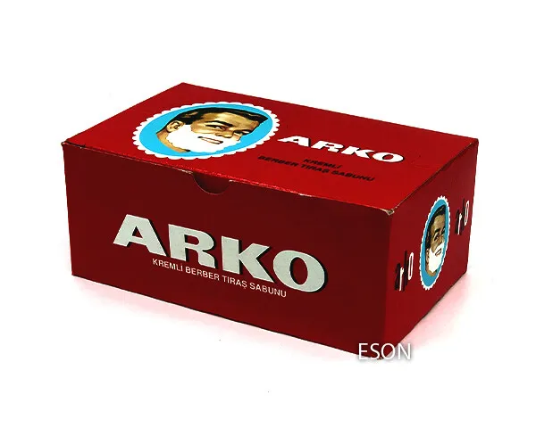 ARKO RASIERCREME SEIFENSTICK 6 STÜCK beste Seife für türkische Nassrasur frei P&P 3