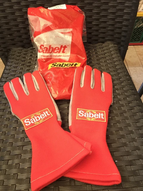 Guanti Sabelt TG-8 PRIMO ROSSO OMOLOGATI FIA ISO 6940 NOMEX