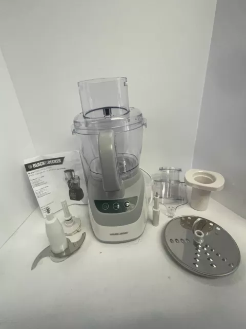 BLACK+DECKER Power Pro Wide-Mouth Food Processor, Black, FP1550S- Tested