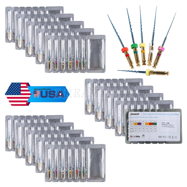 FICHIERS ROTATIFS MOTEUR endodontique dentaire canal racine fichier