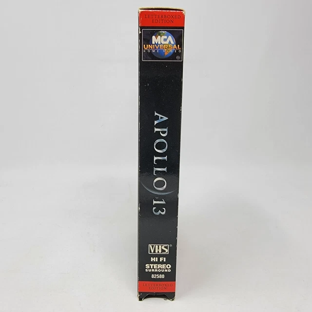 APOLLO 13 VHS Tape Movie Tom Hanks Letterboxed Edition 1995 Tested