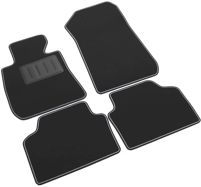 Set 4 Matten Auto BMW Serie 3 E90 Limousine 5 P. Ab 2005-11 Teppichboden Sw Anti