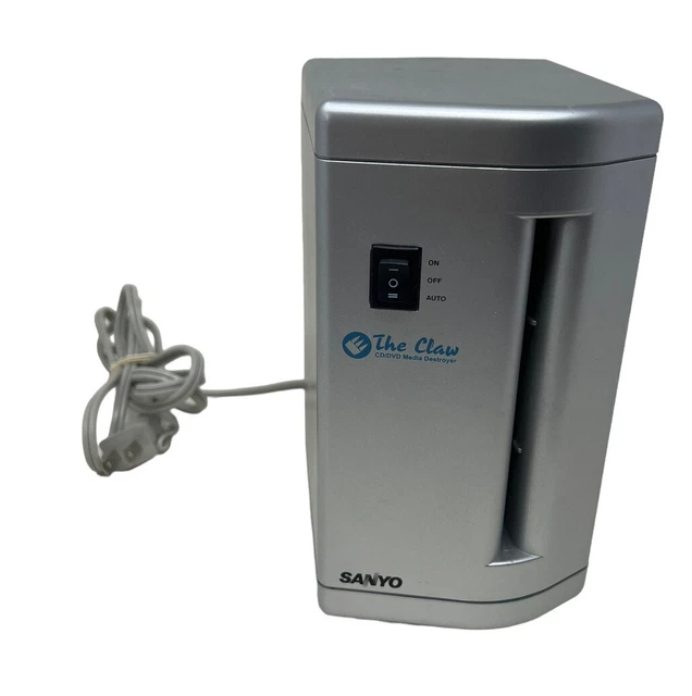 Sanyo The Claw CD/DVD Media Destroyer Makes Any CD or DVD Unreadable Sanyo CL-7