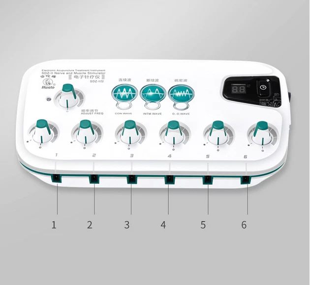New SDZ-II Electronic Stimulator Needle Therapy Acupuncture Machine 6 CH