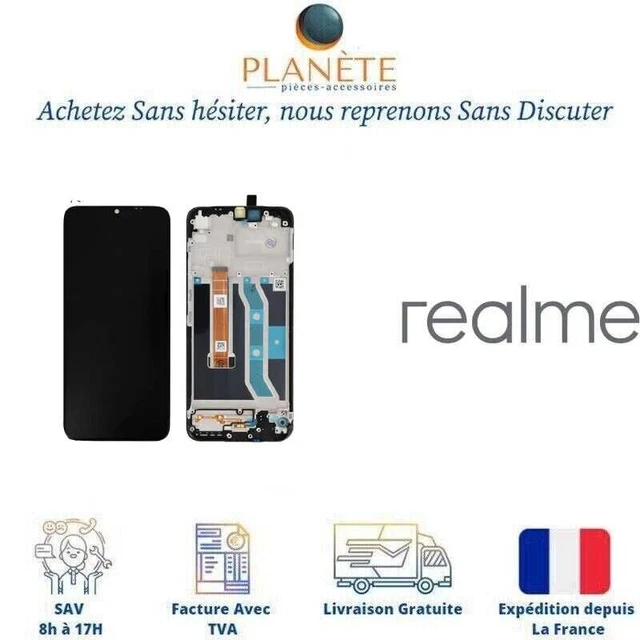 Écran LCD Complet Original Pour Realme C21Y / C25Y - Avec Outils, Neuf, Remplacement Facile