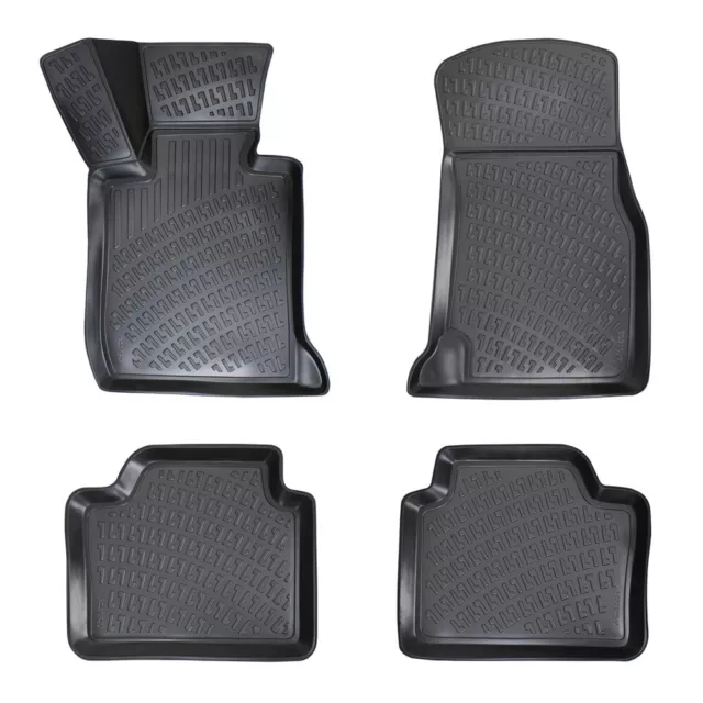 Floor Mats Liner Fits BMW X1 E84 2010-2015 3D Molded Waterproof All Weather 4Pcs