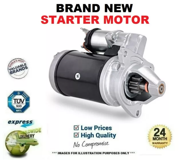 Brand New STARTER MOTOR for MERCEDES BENZ SPRINTER 3.5-T Kasten 319 CDI 2018->on