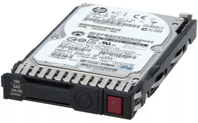 HP - 652605-B21 - HP 146 GB 6G SAS 15K 2,5 pollici disco rigido sc ent 2