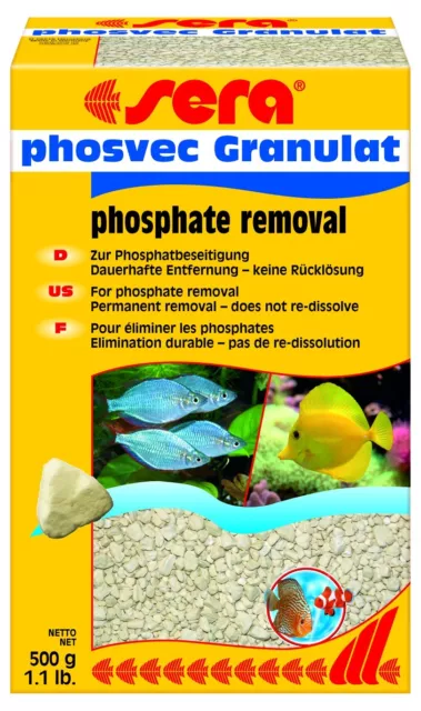 Sera Phosvec Granulat Resine Anti-Phosphates 500 Gr