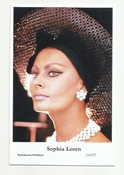 (Bx16) Sophia Loren Photo Card (C4/277) Filmstar  Pin Up Movie Star Glamour Girl