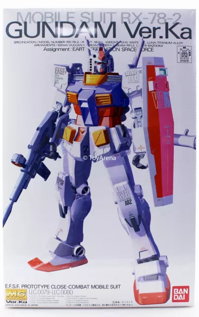 GUNDAM 1/100 MG 0079 RX-78-2 Ver. Ka Gundam Model Kit USA IN STOCK $48. ...