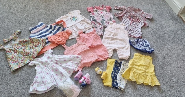 Baby girls spring summer outfits Build your own bundle 0-3 months