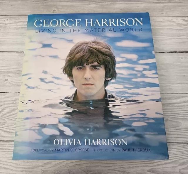 George Harrison Living in the Material World - Olivia Harrison Hardcover Book.PS