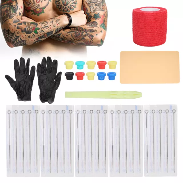 Hand Poke And Stick Tattoo Kit Professional Tattoo Kit With Tattoo Pin Pen