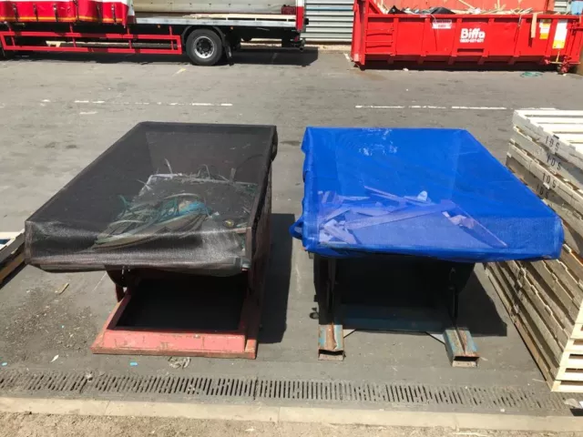 TIP SKIP, TELEHANDLER TIP SKIP, FORKLIFT SKIP  Cover / Net Heavy Duty PVC Mesh