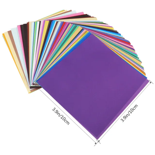Kraftpapier farbiges Papier 50 blätter Origami Lebendige 3