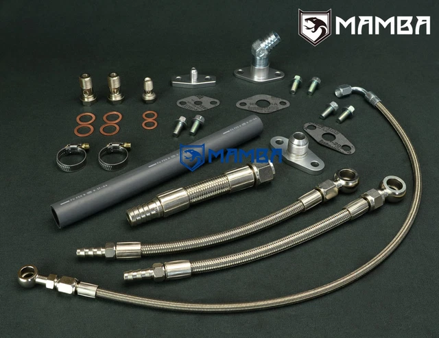 MAMBA Turbo Oil Water Line TOYOTA 1JZ-GTE 2JZ-GTE Garrett T3/T4 16mm Water Bolt