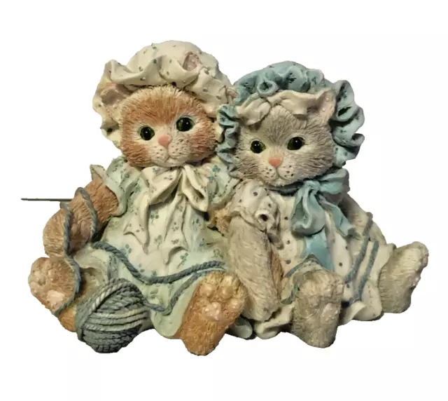 Ceramic Calico Kittens Figurine “You're Always There When I Need You”