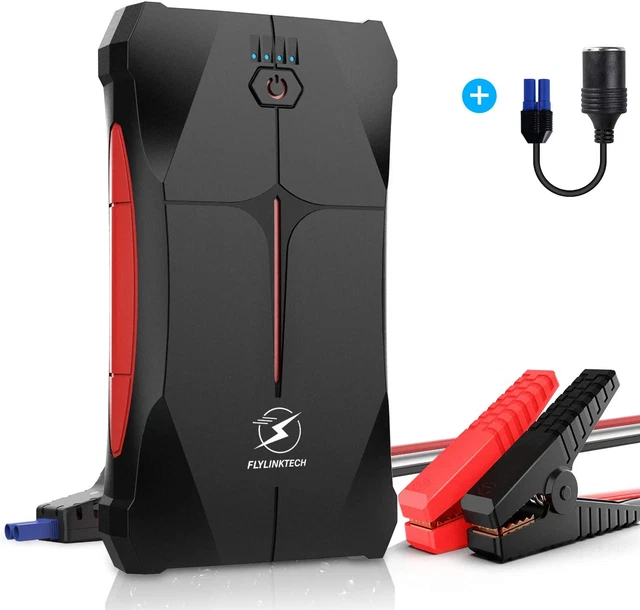 Avviatore di Emergenza Auto- 1000A 13200Mah per Motore Benzina/Diesel ,Impermeab