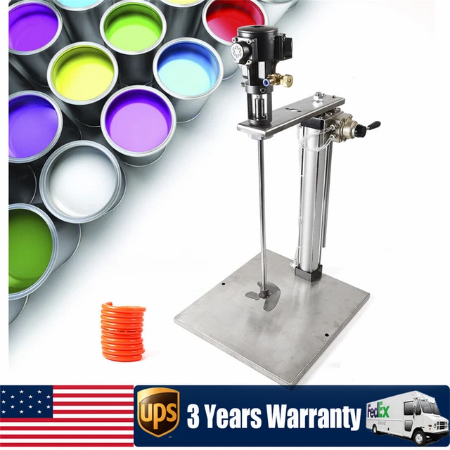 Air Agitator Blender Pneumatic Paint Mixer Stirrer Ink Mixing Machine 5 Gallon
