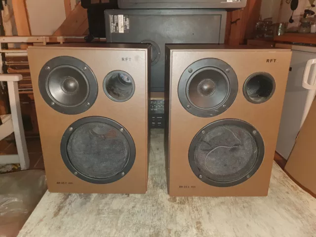 RFT BR 25E HIFI Boxen ohne Tieftöner aus der DDR von RFT