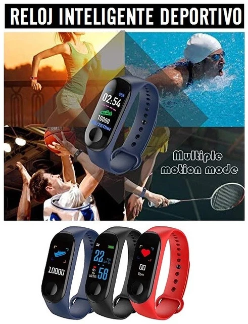 Reloj Inteligente Deportivo Smartwatch Pulsera Bluetooth Podómetro Ritmocardíaco 2