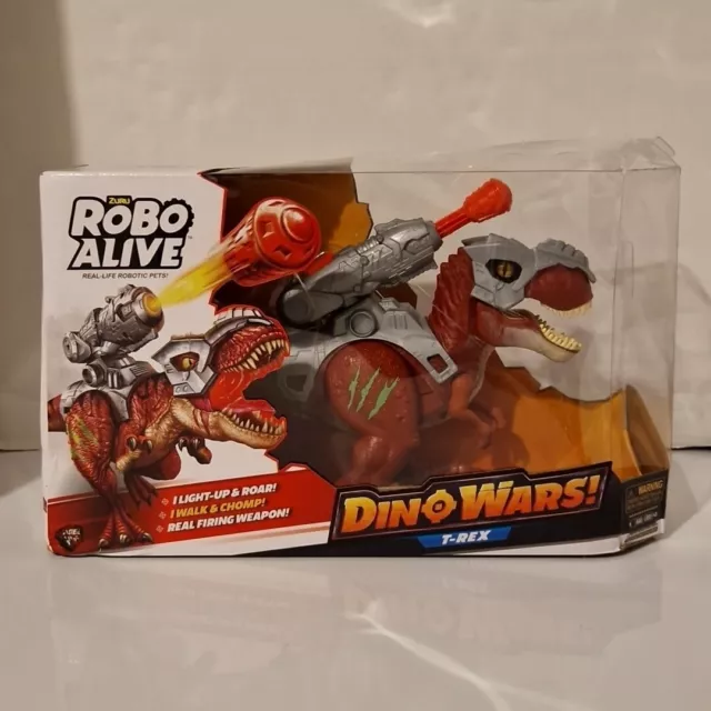 Zuru Robo Alive Dino Wars T-Rex Juguete Con Tecnología Robótica Juguetes Para Niños Edades 3+Años