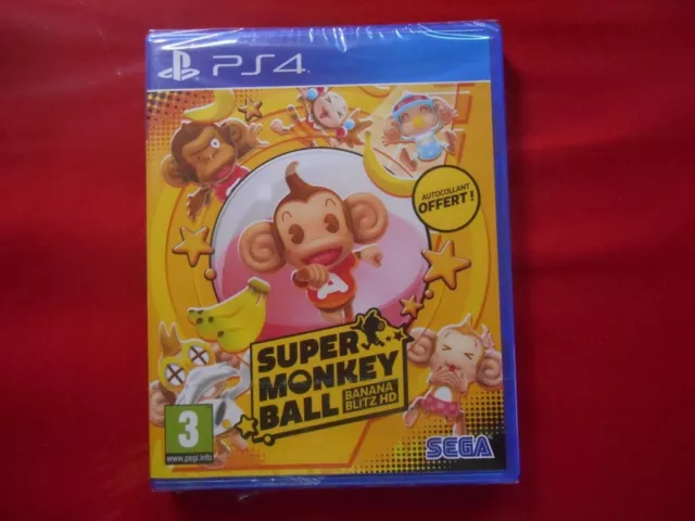 Super Monkey Ball - Banana Blitz / Ps4 /  Pal - Fr / Neuf Sous Blister Officiel