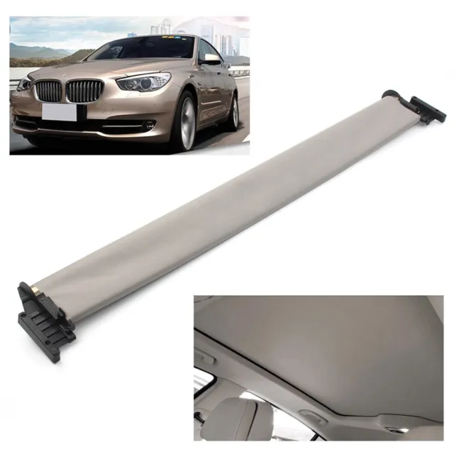 1x Gray SunShade Sunroof Curtain Cover For BMW GT5 F07 2010-2016 Durable