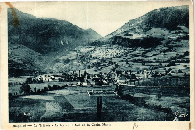 CPA Dauphine - Le TRIEVES - LALLEY et le Col de la Croix-Haute (583419)