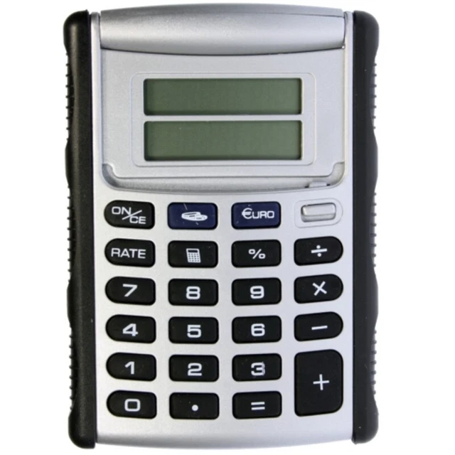 Calculadora Doble Pantalla Tapa Movil Tamaño Grande