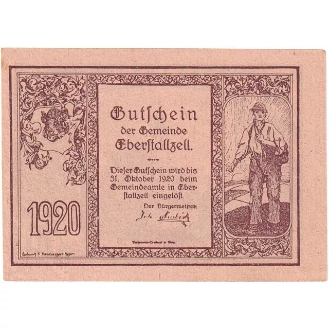 [#287977] Austria, Eberstallzell, 10 Heller, Eglise 1920-10-31, UNC, Mehl:FS 146