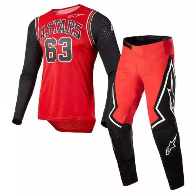 Alpinestars (LTD Edition) Jersey/Pant Bundle - Techstar ACUMEN (Red/Black/White)