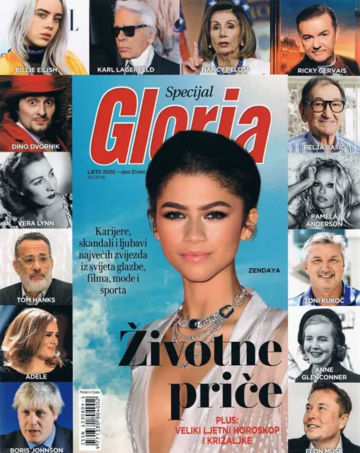 GLORIA SPECIAL #SUMMER 2020 CROATIA MAGAZINE cover ZENDAYA - PAMELA ANDERSON