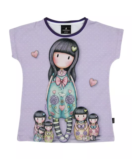 Maglia bambina ragazza SANTORO GORJUSS LONDON t- shirt mezza manica tg. 12 anni