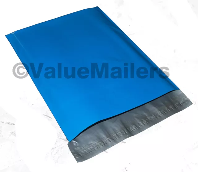 5000 7.5x10.5 BLUE Poly Mailers Shipping Envelopes Couture Boutique Quality Bags