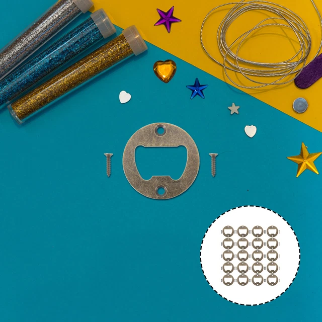 Promozione! 80Set k di inserti per apribottiglie fai da te, accessori per parti Hardware apribottiglie per birra per apribottiglie per stampi in resina  15