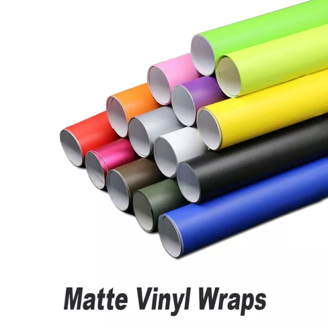 Matte satin Car Vinyl Wrap Sheet film 'Air Bubble Free' Car wrapping Sticker