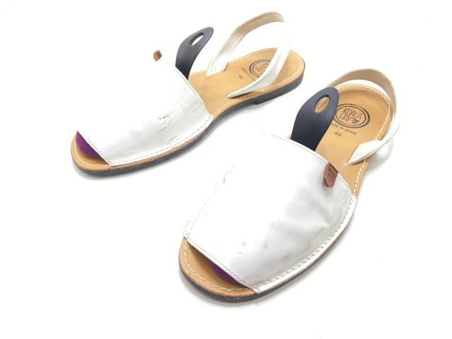 KOALA BAY HERREN Sandale Sandalette Pantolette Wei Gr. 46 UK 11
