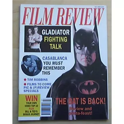 Michael Keaton Film Rezension Magazin Juli 1992 Batman Cover Mit Feature In U