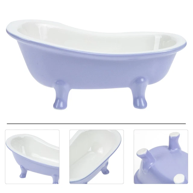 Keramik -Pflanzer Badewanne Blumentopf Porzellan Vintage Blumenpflanztopf