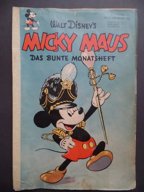 Micky Maus 1951 Heft 3 Original