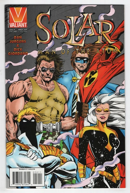 Solar Man Of Atom  #50  (Valiant 1991)   Vf-Nm