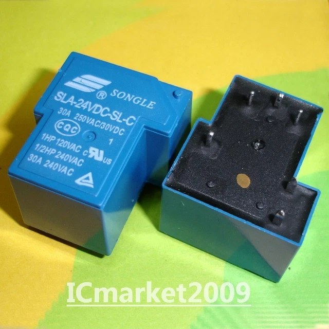 5 STCK. SLA-24VDC-SL-C 24V DC DIP-6 SONGLE Power Relais PCB Typ EUR 12 ...