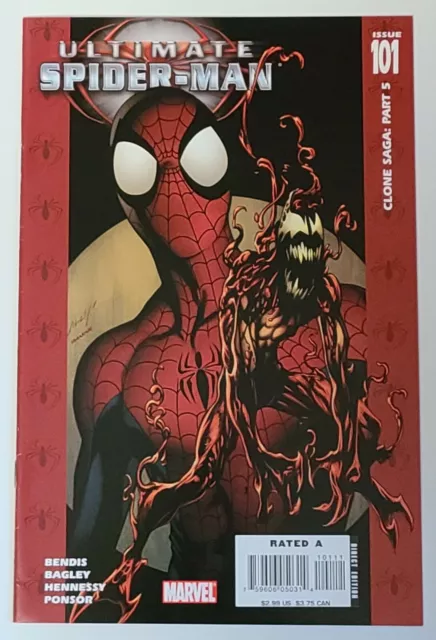 Ultimate Spider-Man #101 (Marvel 2006 Series) Nos Est~9.4+ Nm Grade Brian Bendis