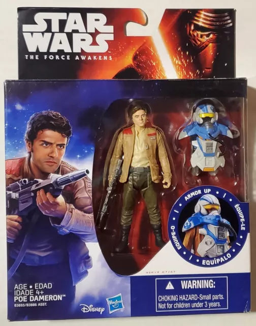 Star Wars The Force Awakens 3.75" Figure: Poe Dameron (Armor Up)