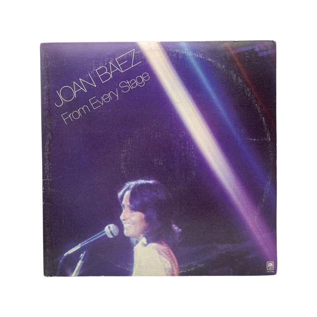 A49 JOAN BAEZ: From Every Stage - 1976 A&M Records SP3704 - Folk Rock Vinyl LP