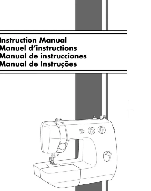 Brother GX37 Sewing Machine Manual Instruction Coil Bound